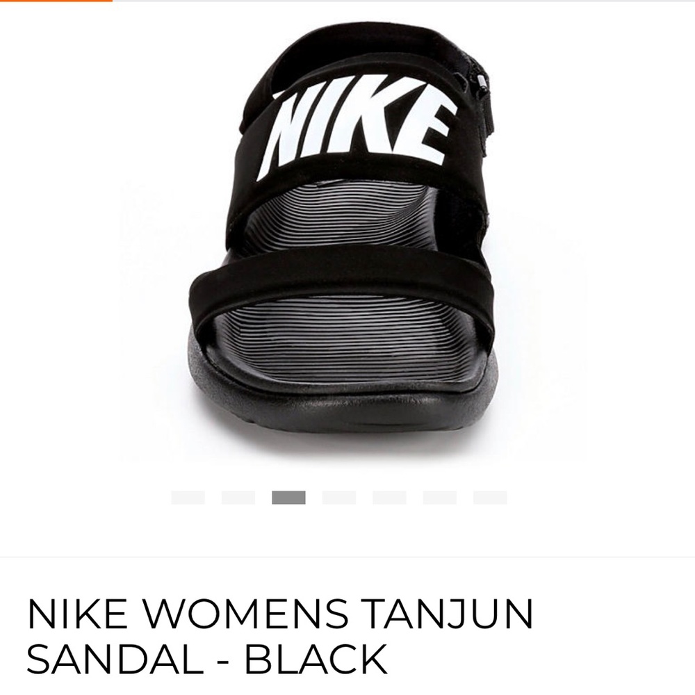 Nike Tanjun sandals black.  New  size 8 - Picture 7 of 7